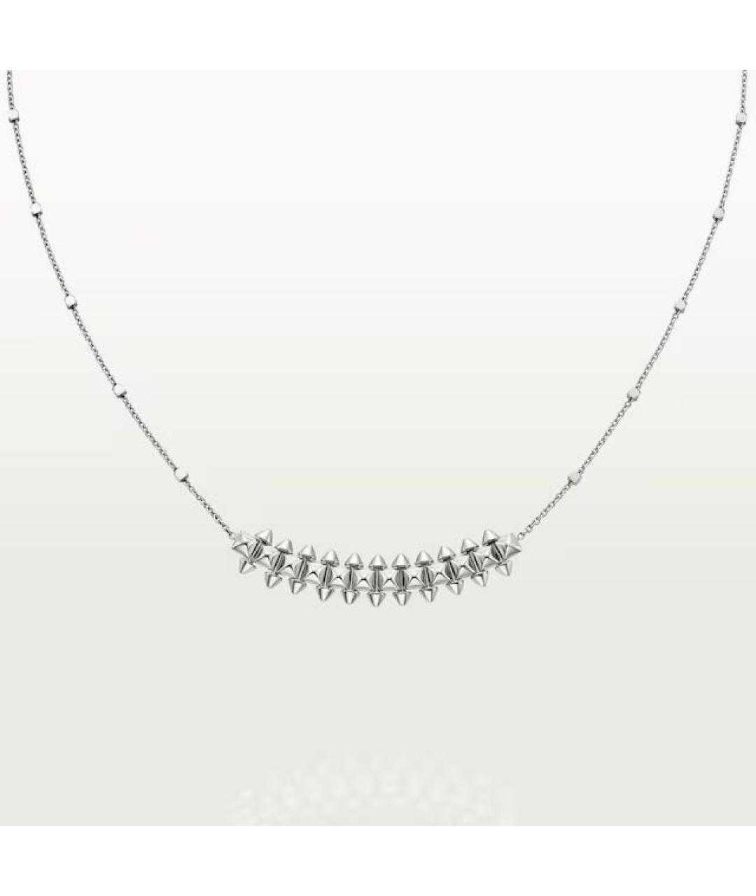 CARTIER Серебряное колье из белого золота, фото 5