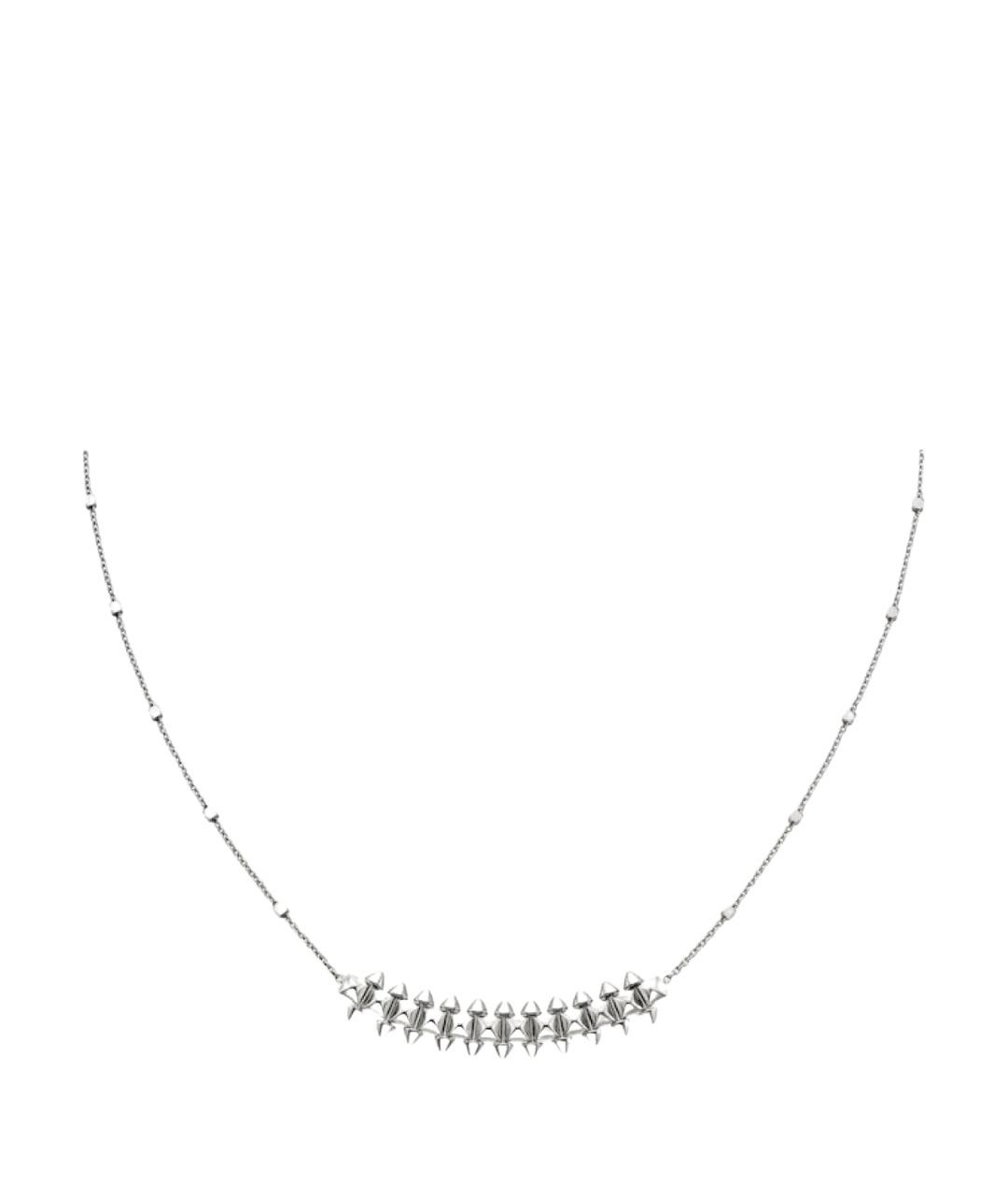 CARTIER Серебряное колье из белого золота, фото 1