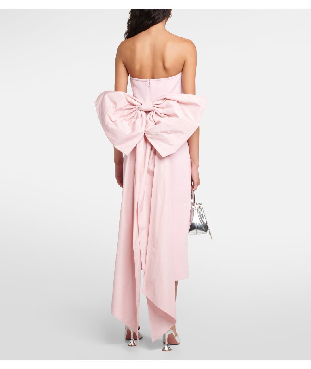 REBECCA VALLANCE Розовое полиэстеровое вечернее платье, фото 5
