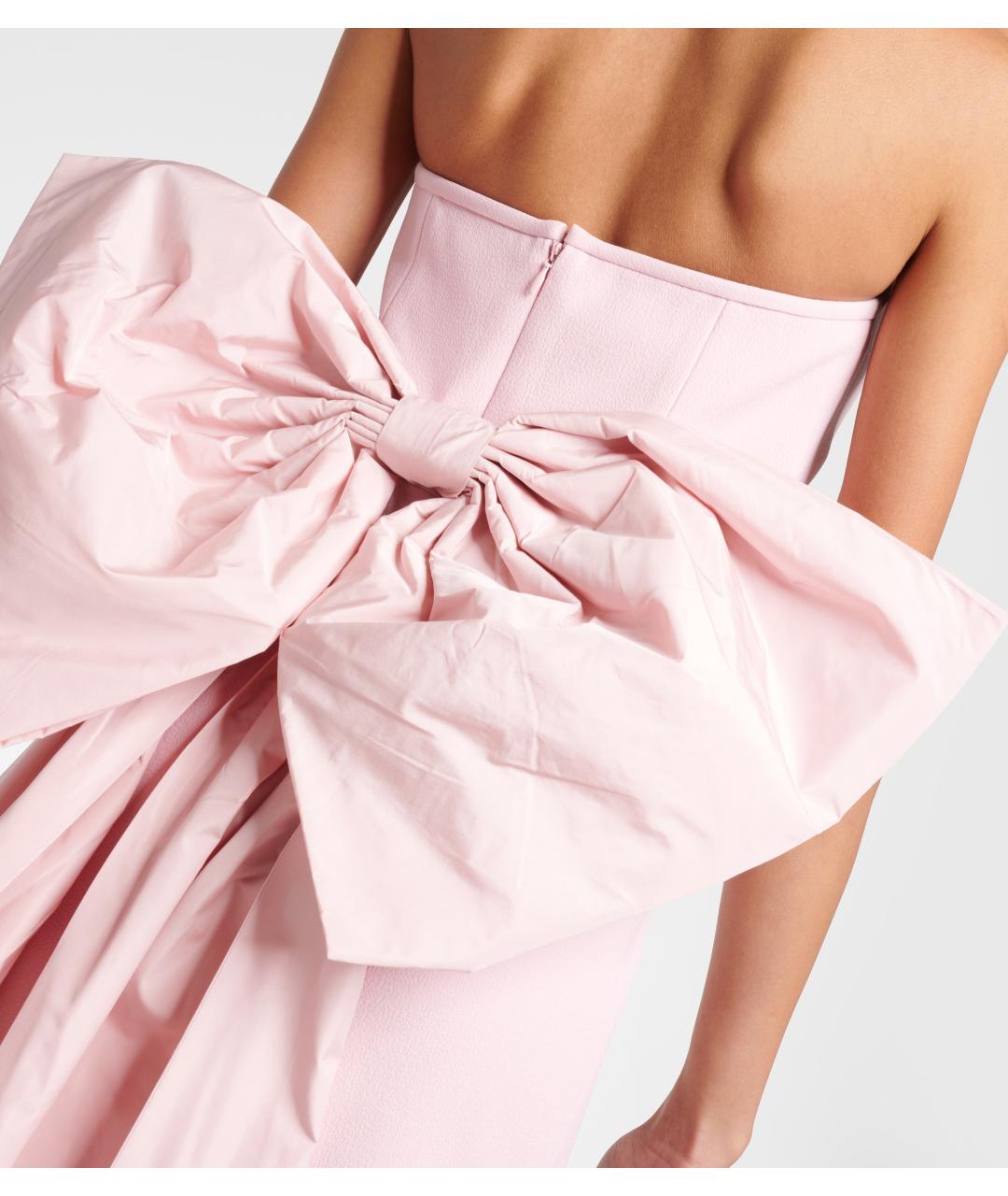 REBECCA VALLANCE Розовое полиэстеровое вечернее платье, фото 7