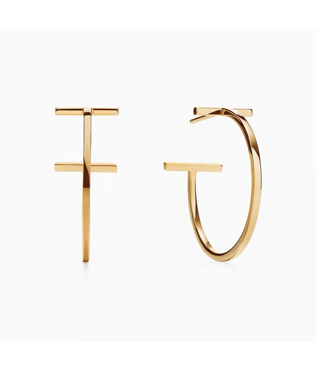 TIFFANY&CO Золотые серьги из желтого золота, фото 9