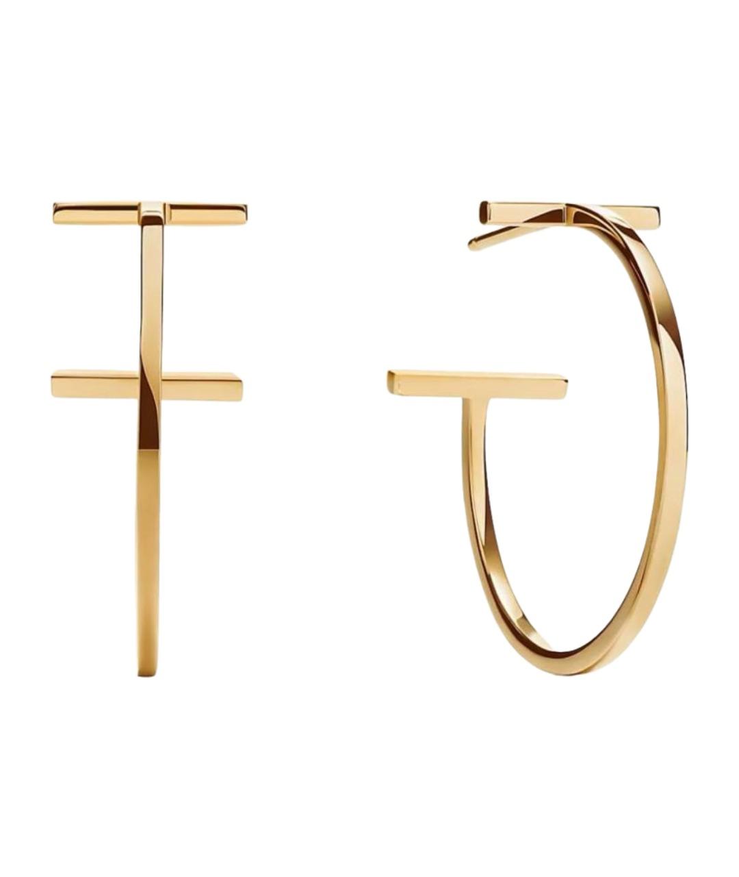 TIFFANY&CO Золотые серьги из желтого золота, фото 1
