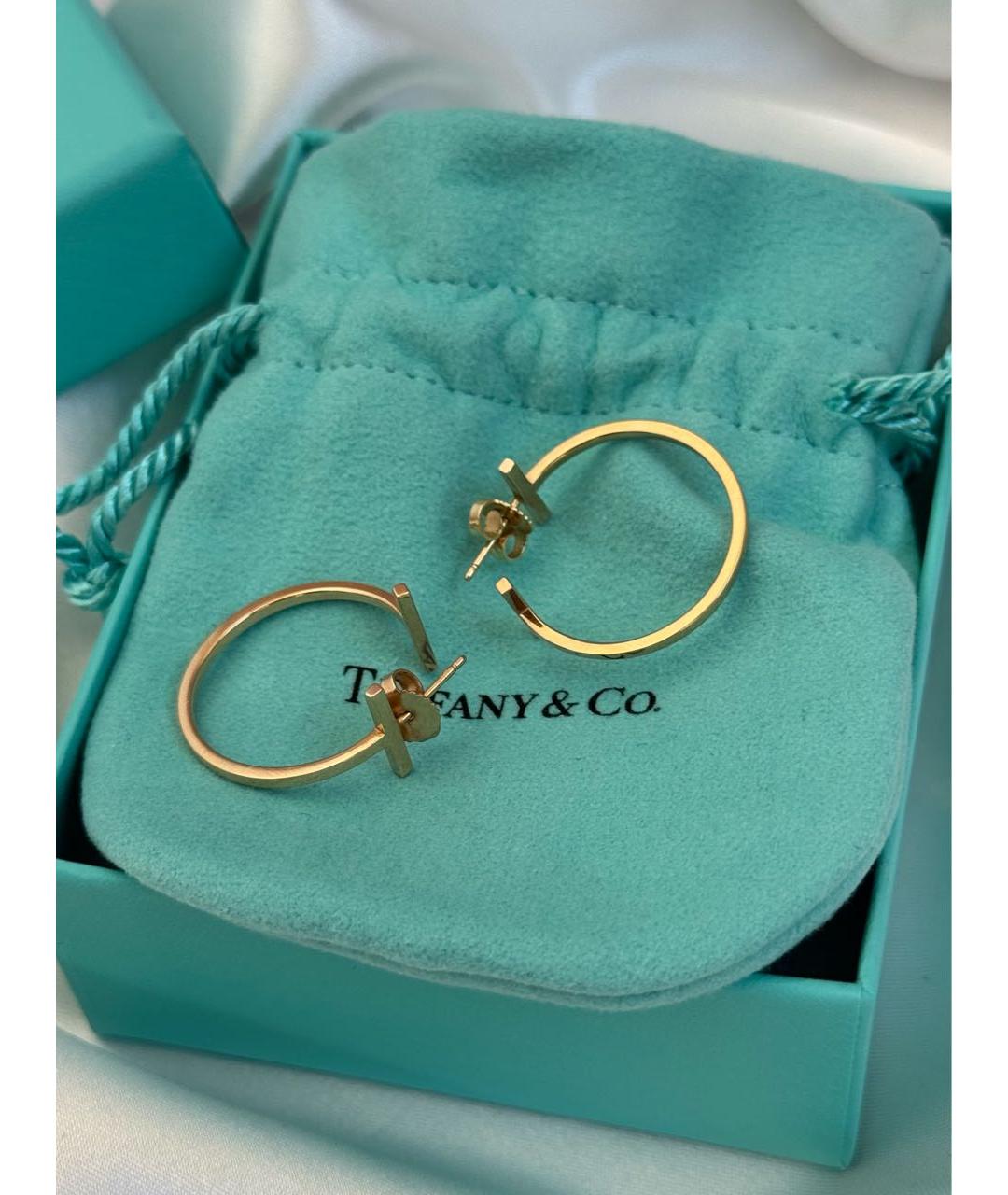 TIFFANY&CO Золотые серьги из желтого золота, фото 2