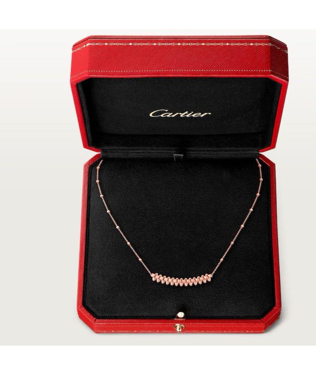 CARTIER Золотое колье из розового золота, фото 3