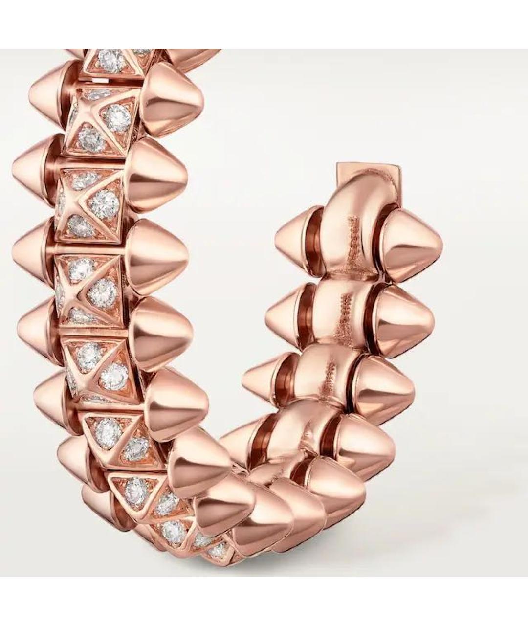 CARTIER Золотые серьги из розового золота, фото 4