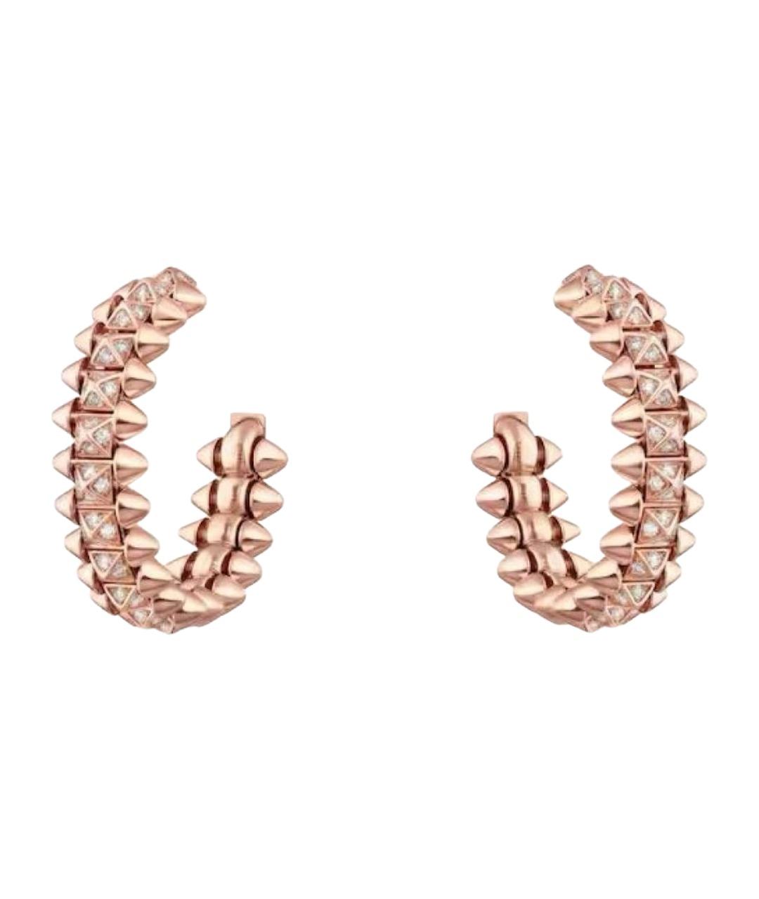 CARTIER Золотые серьги из розового золота, фото 1