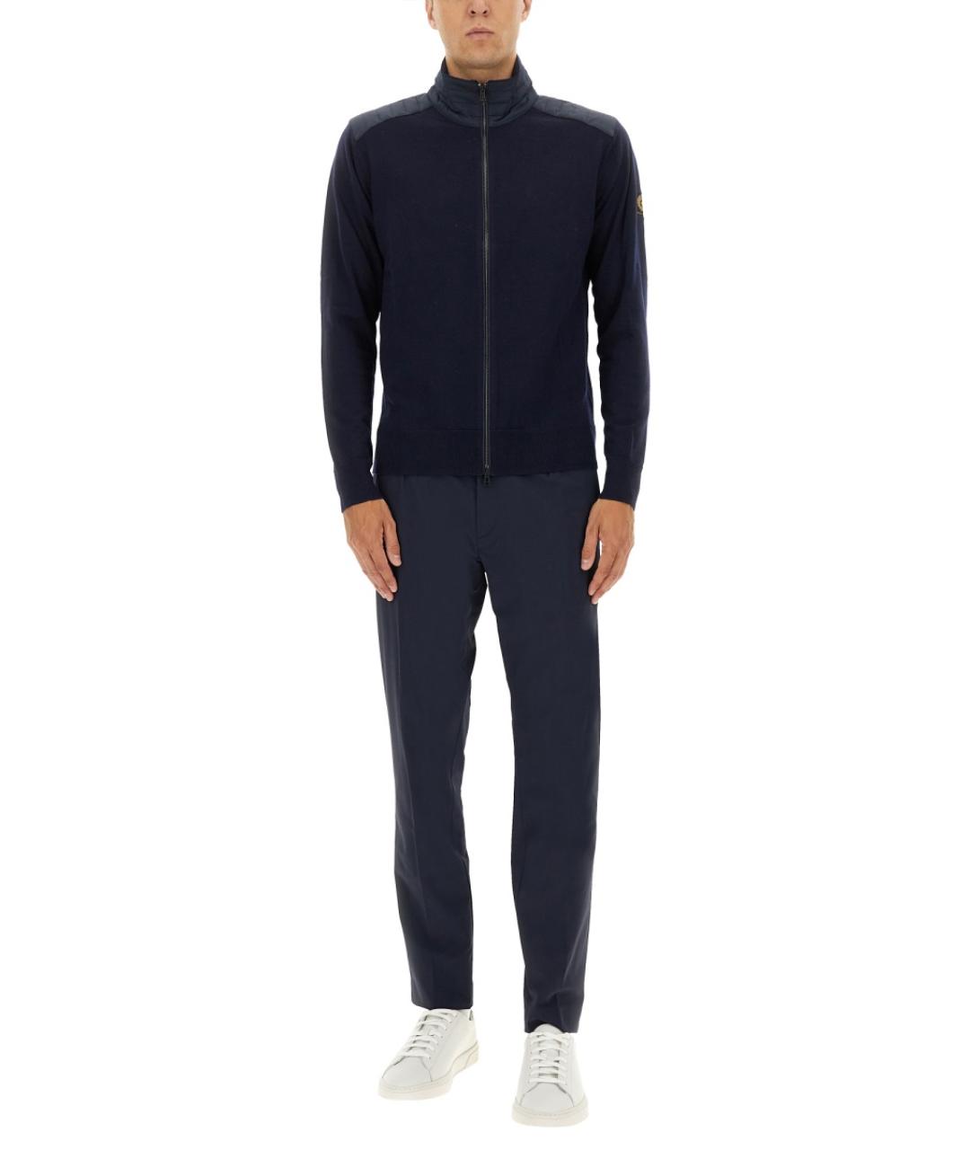 BELSTAFF Синий шерстяной кардиган, фото 2