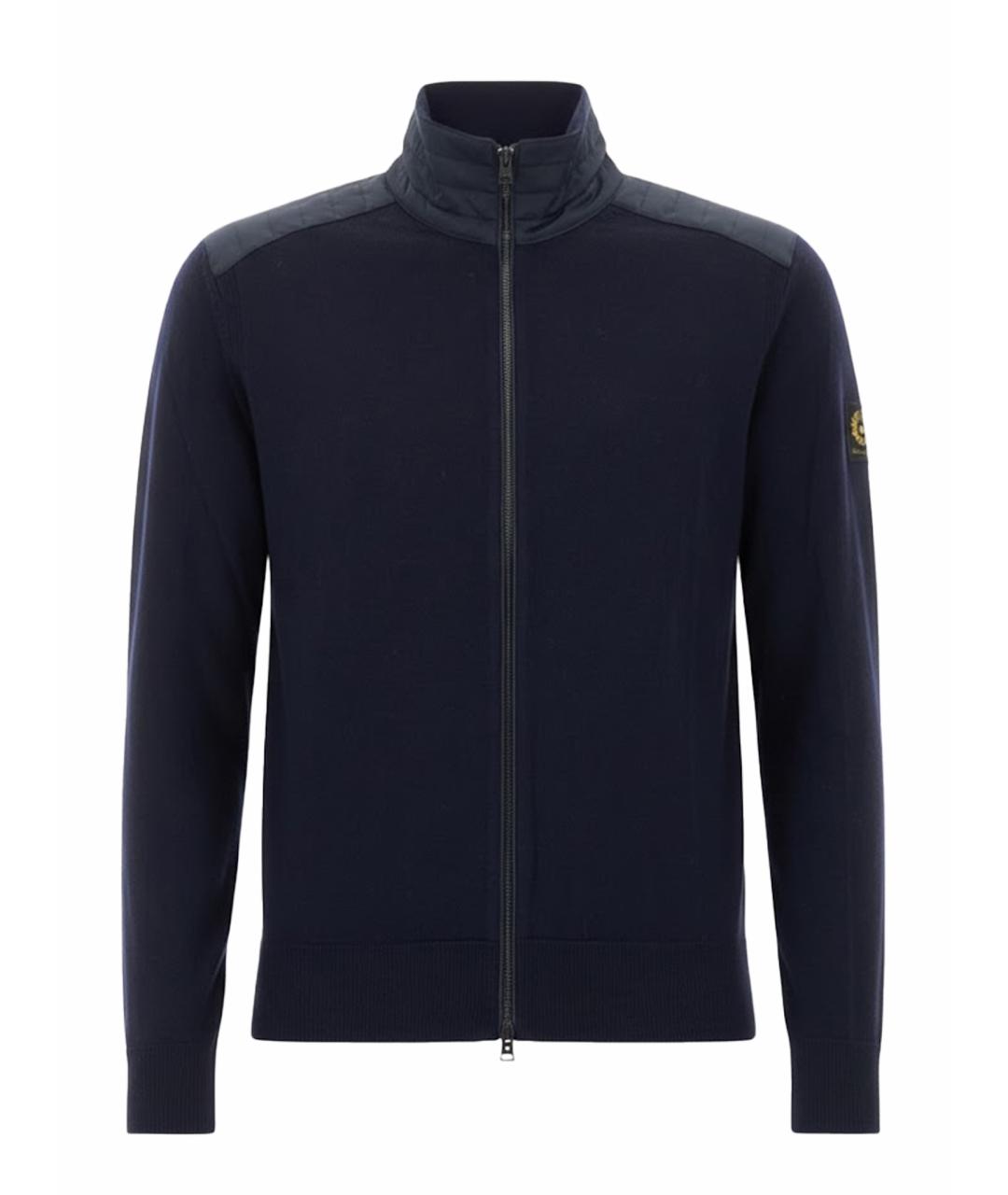 BELSTAFF Синий шерстяной кардиган, фото 1