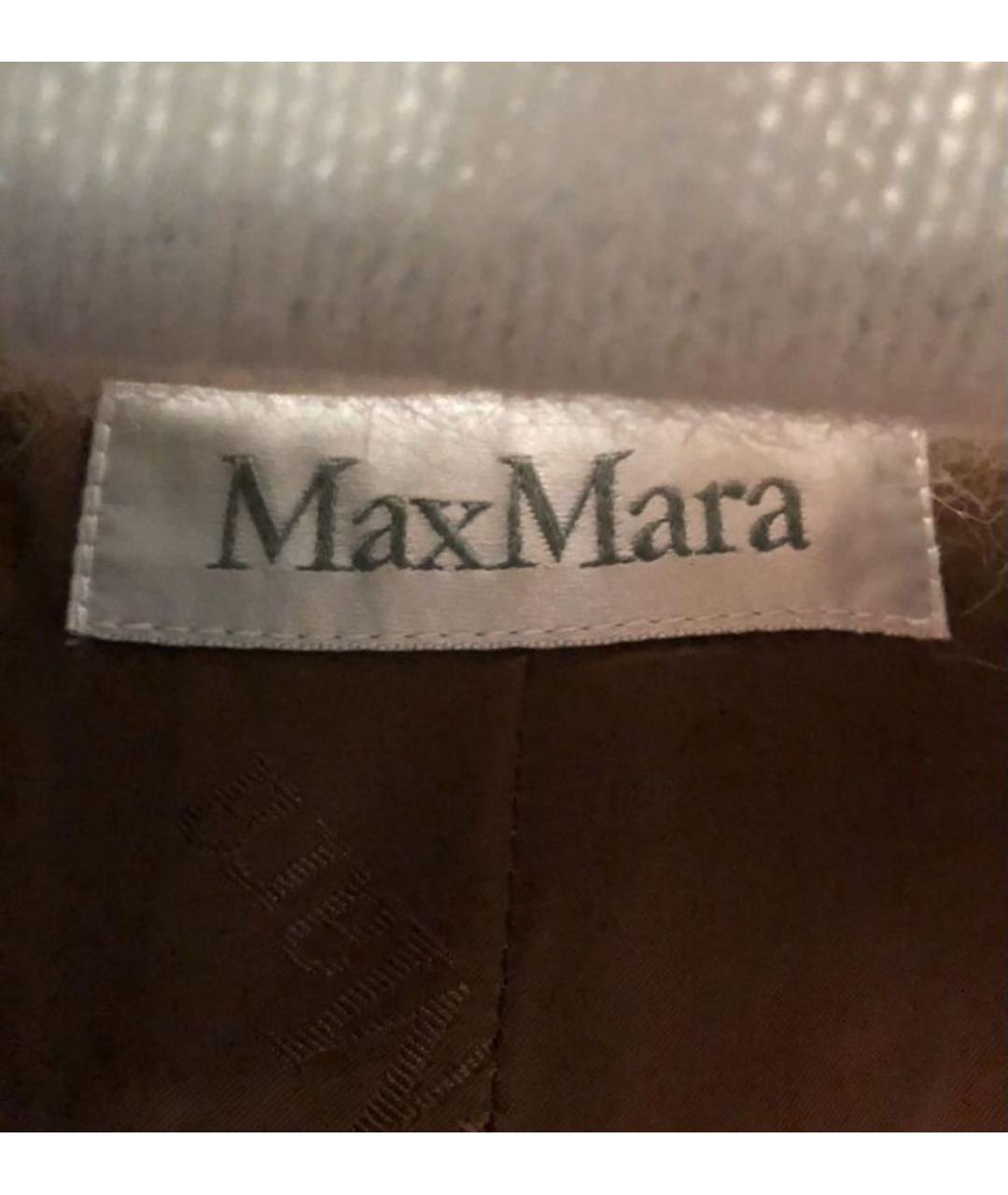 MAX MARA Коричневое пальто, фото 3