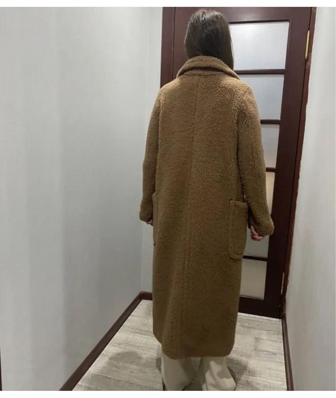 MAX MARA Коричневое пальто, фото 4