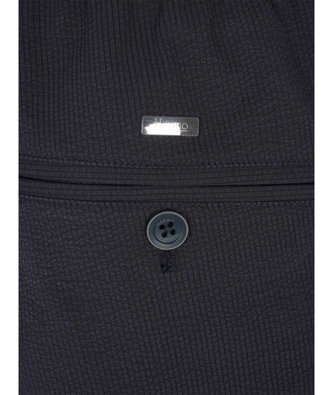 HERNO Синие повседневные брюки, фото 3