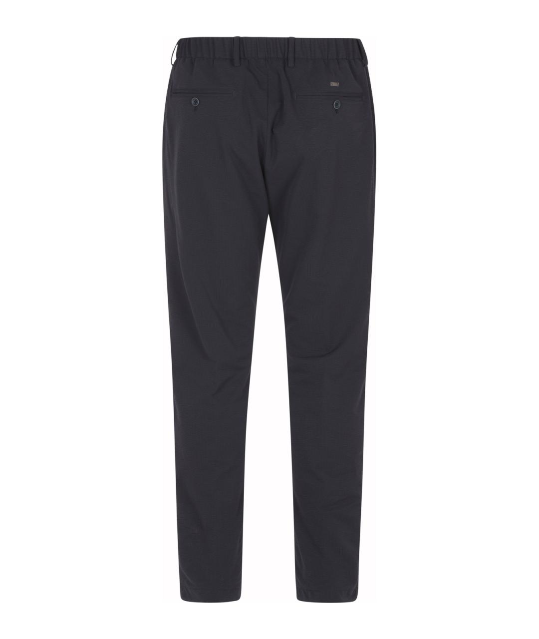 HERNO Синие повседневные брюки, фото 2