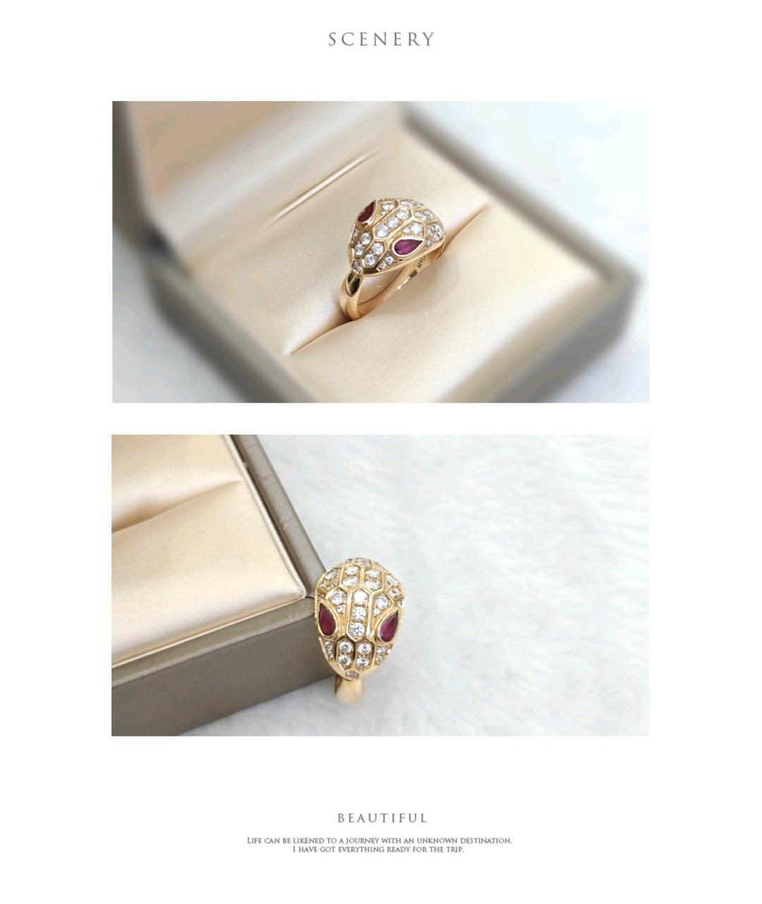 BVLGARI Золотое кольцо из розового золота, фото 3