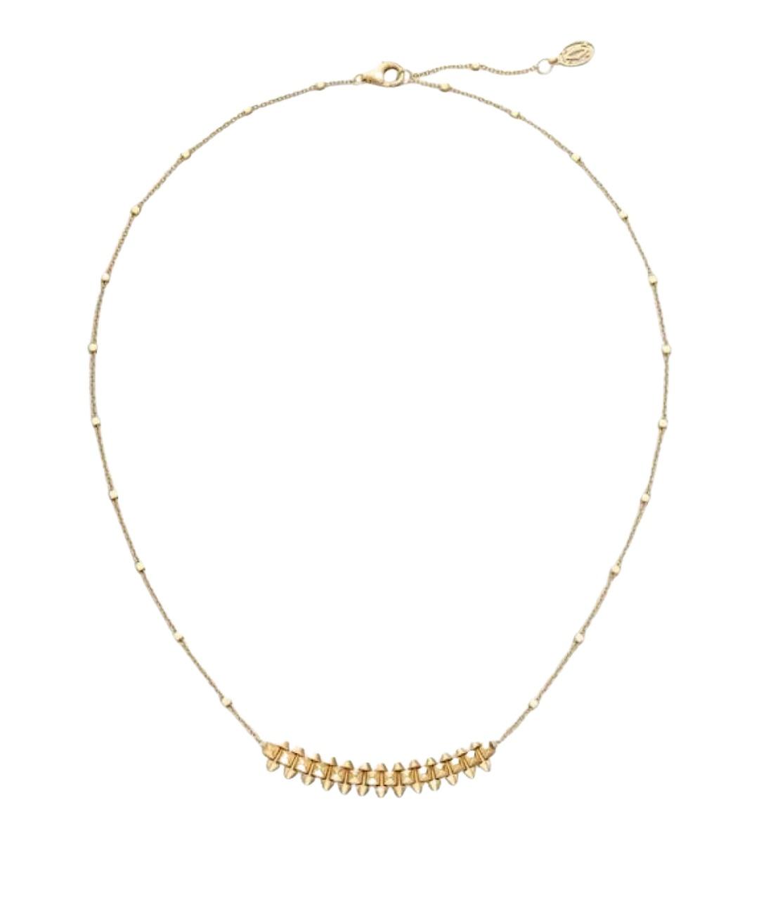 CARTIER Золотое колье из желтого золота, фото 1