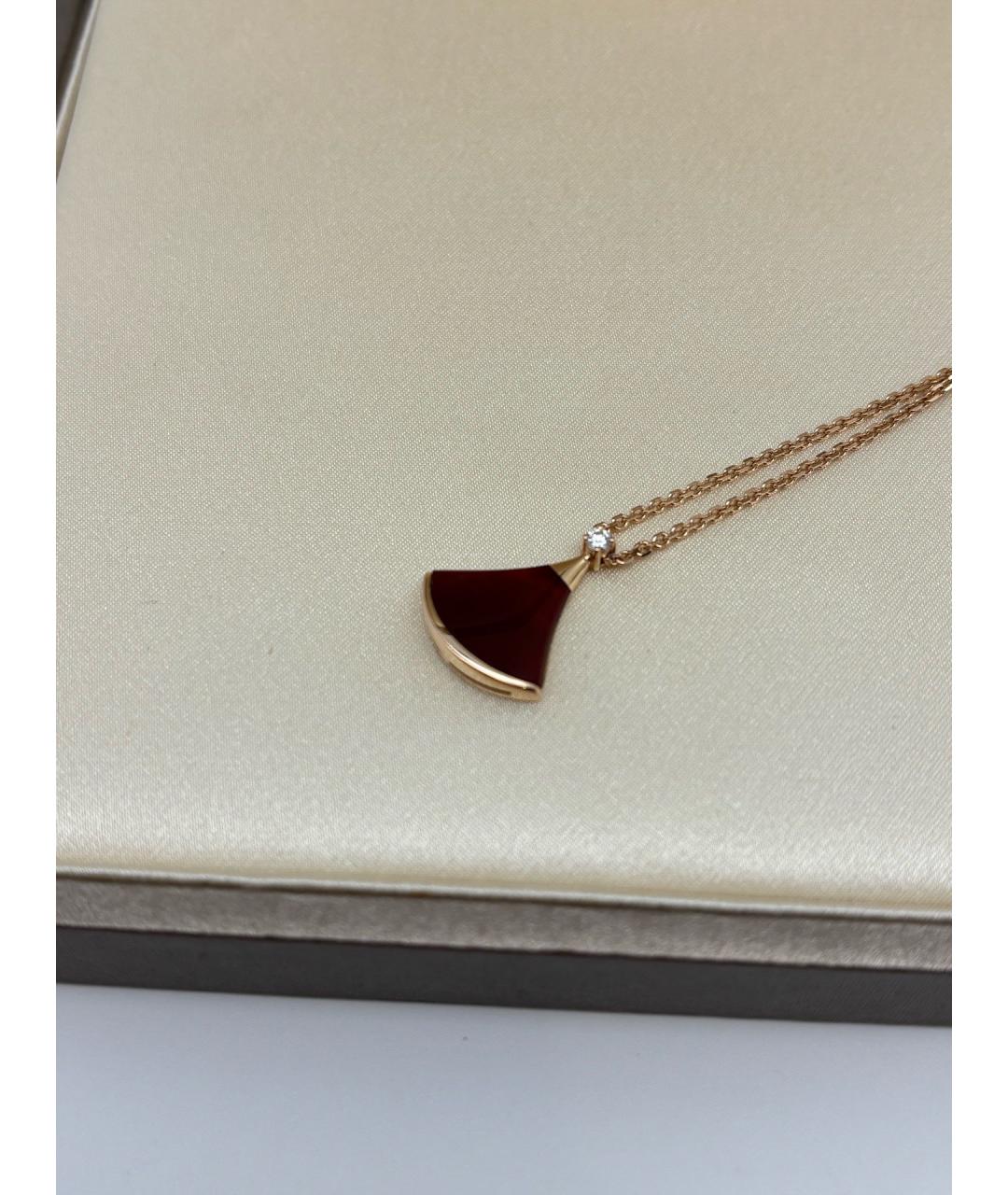 BVLGARI Золотое колье из розового золота, фото 3