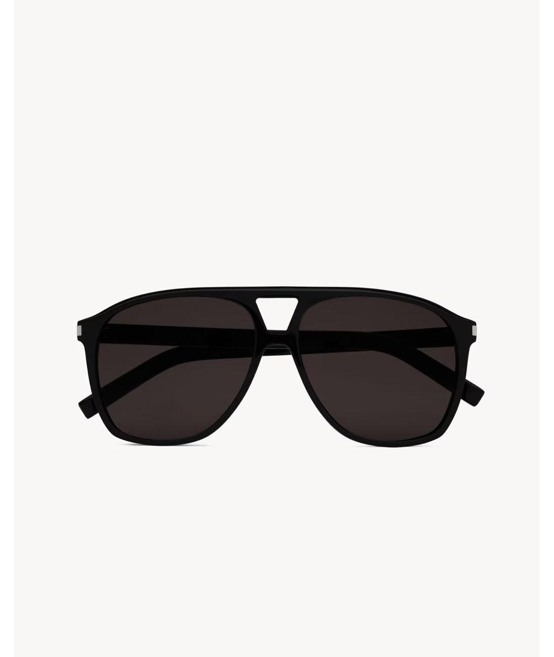 SAINT LAURENT Черные солнцезащитные очки, фото 2