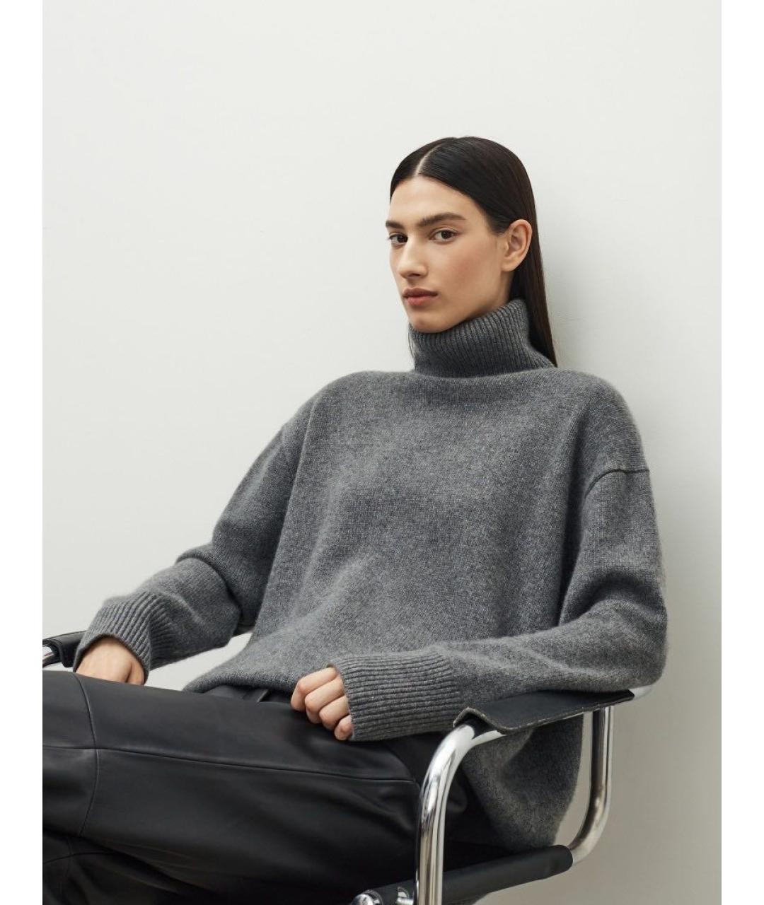 12 STOREEZ Антрацитовый кашемировый джемпер / свитер, фото 6