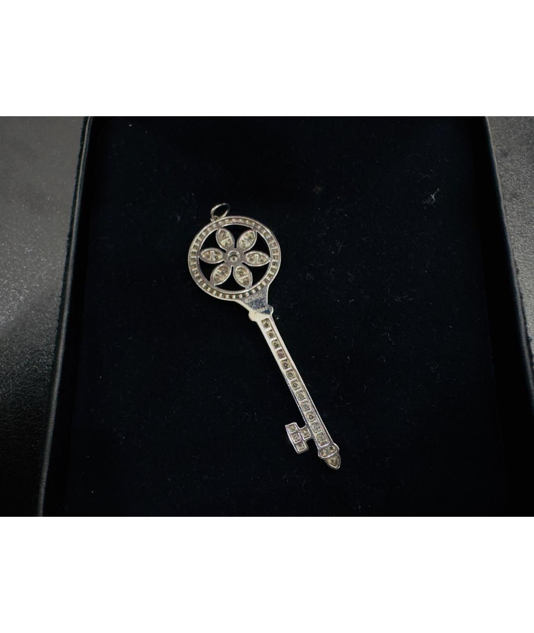 TIFFANY&CO Серебрянный платиновый кулон, фото 3