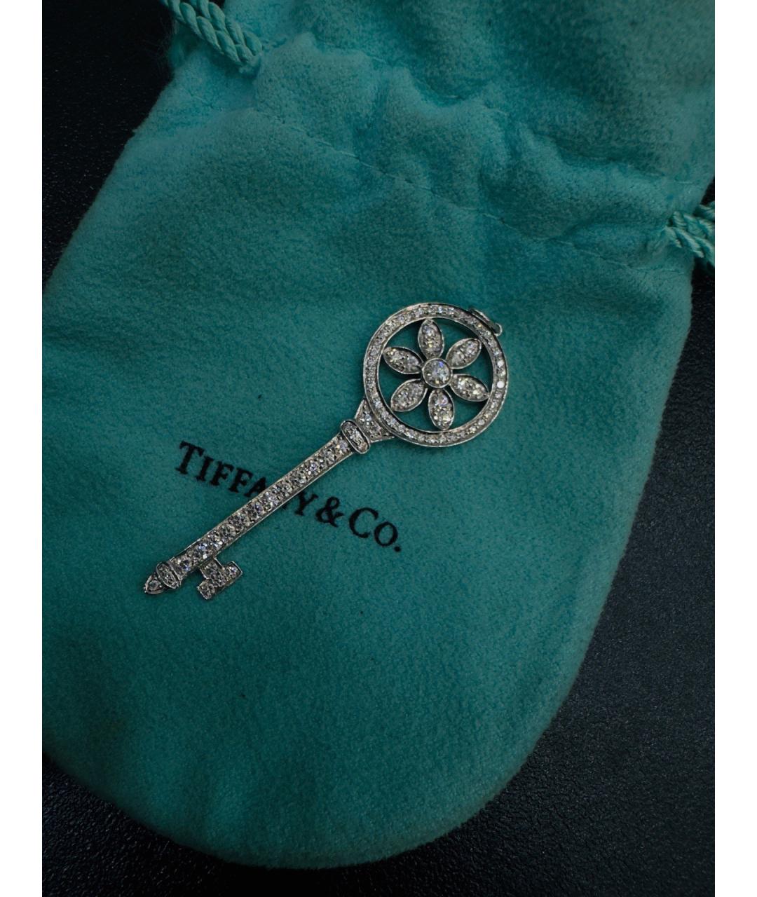 TIFFANY&CO Серебрянный платиновый кулон, фото 5
