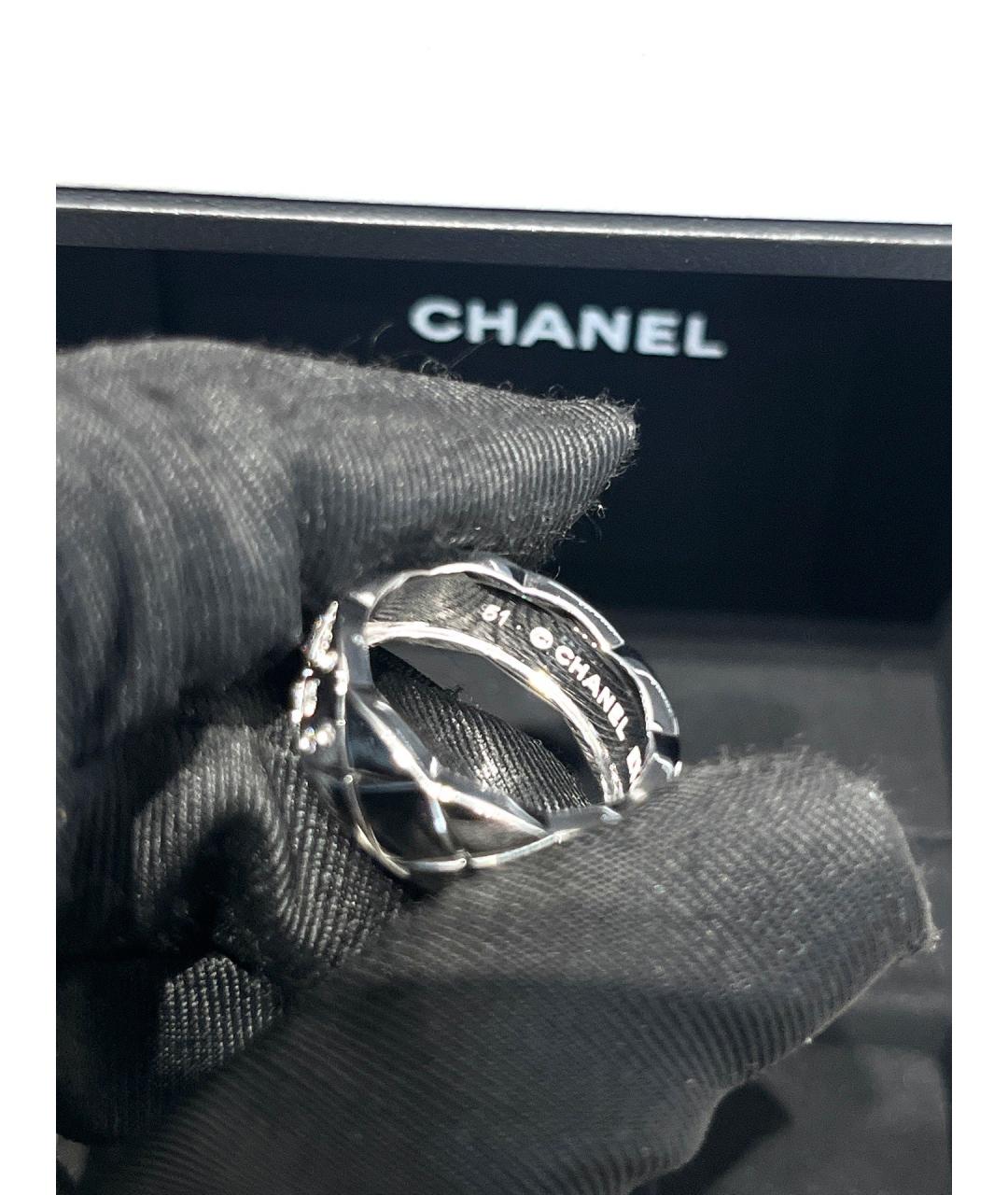 CHANEL Серебряное кольцо из белого золота, фото 6