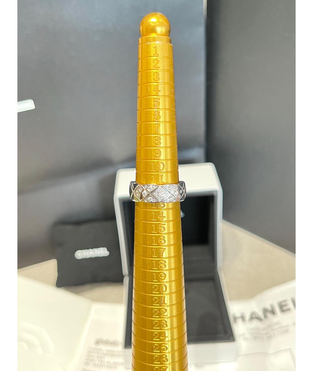 CHANEL Серебряное кольцо из белого золота, фото 7