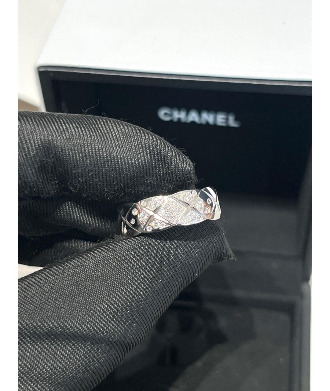 CHANEL Серебряное кольцо из белого золота, фото 9
