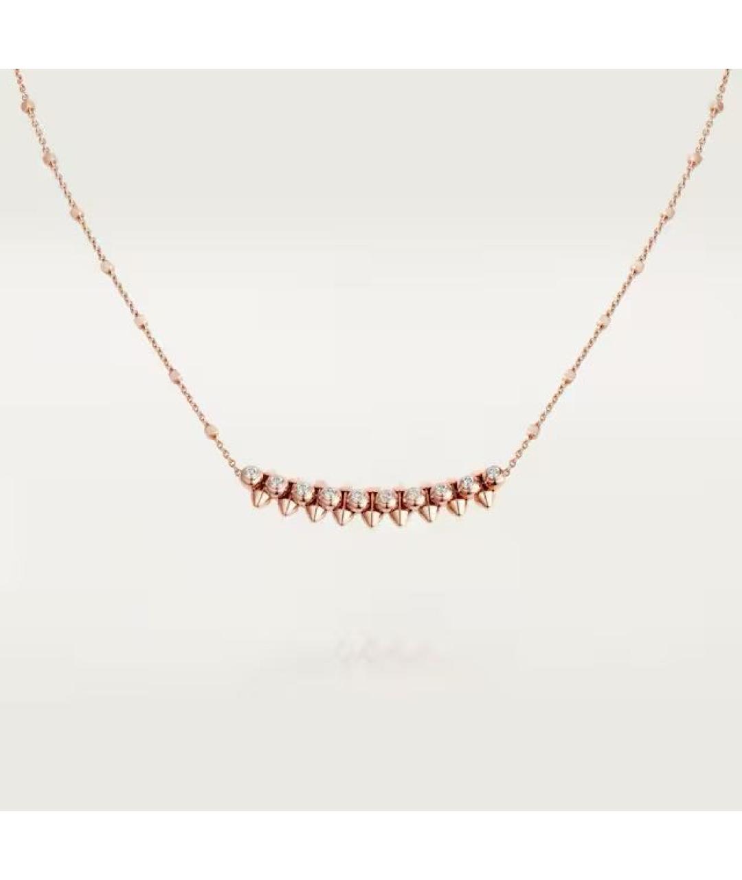 CARTIER Золотое колье из розового золота, фото 3