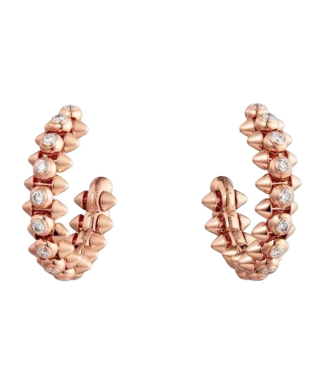 CARTIER Золотые серьги из розового золота, фото 1