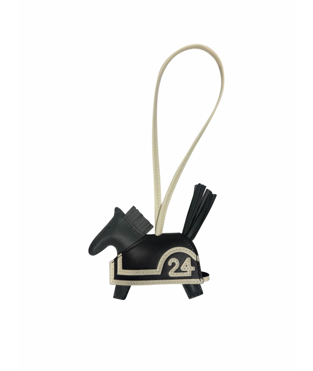 HERMES Зеленый брелок, фото 1