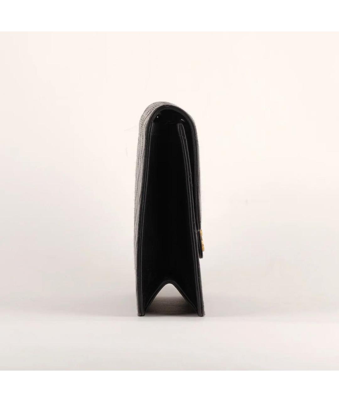 CHANEL Черная кожаная сумка через плечо, фото 4