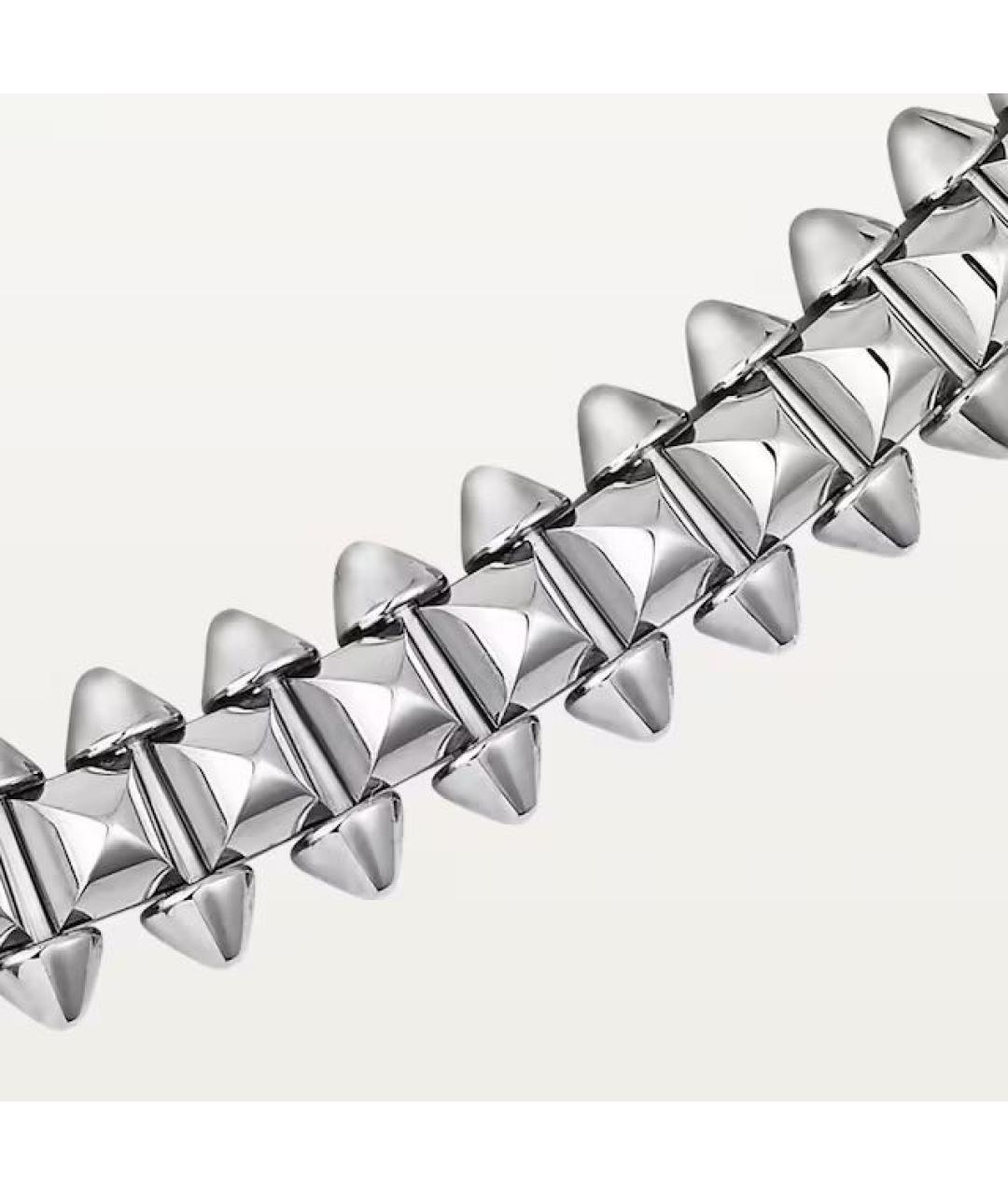 CARTIER Серебряное колье из белого золота, фото 3