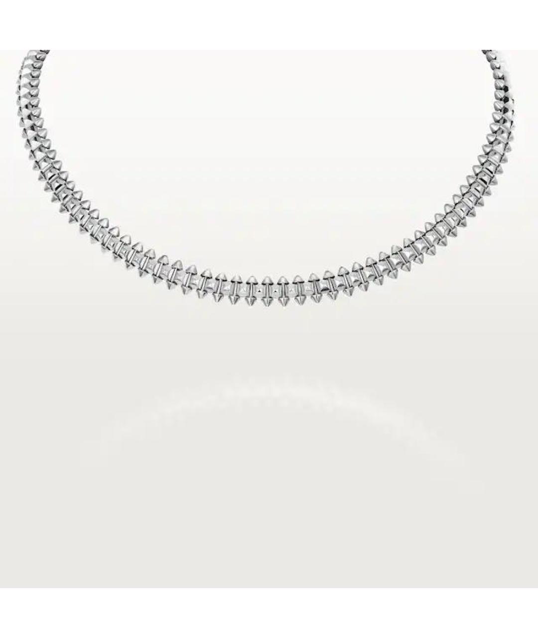 CARTIER Серебряное колье из белого золота, фото 6