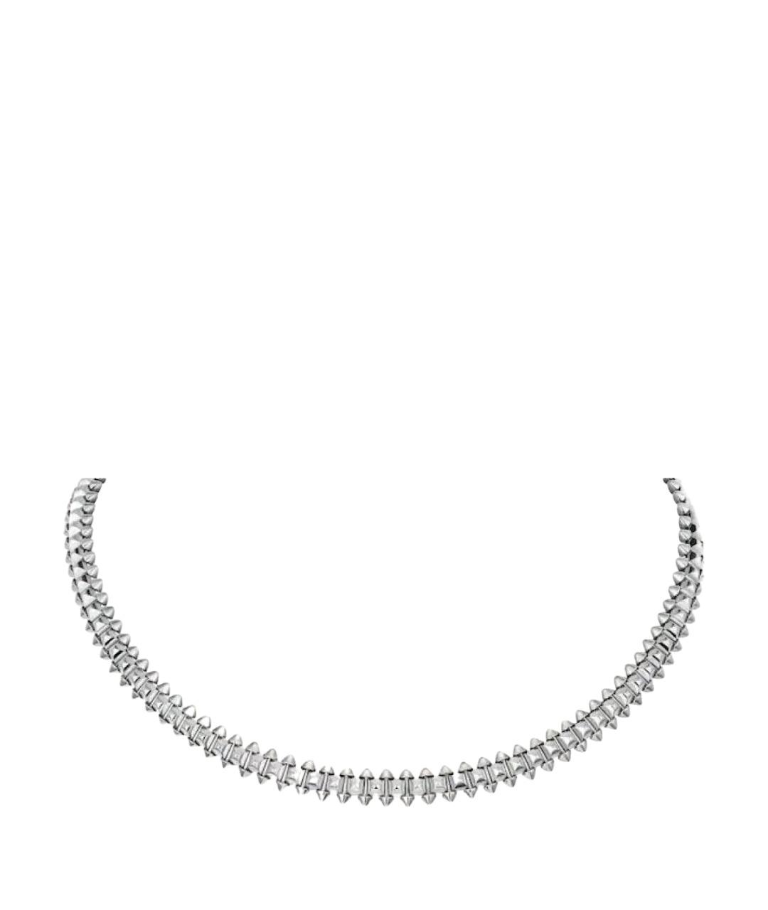 CARTIER Серебряное колье из белого золота, фото 1
