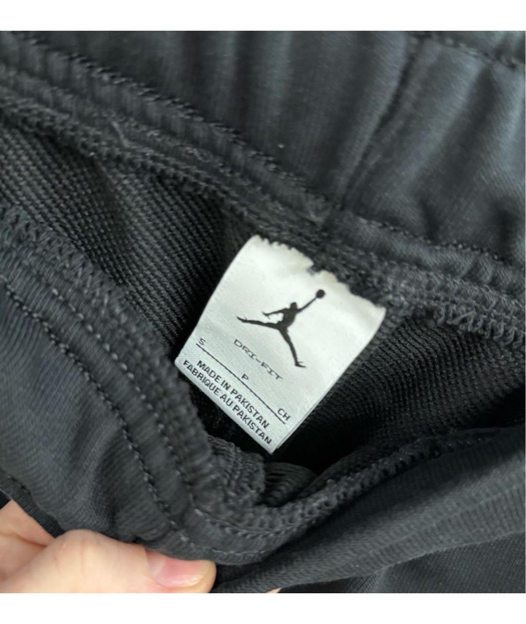 JORDAN Черный хлопковый спортивный костюм, фото 4