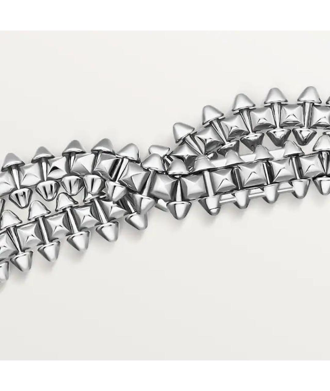 CARTIER Серебряное колье из белого золота, фото 4