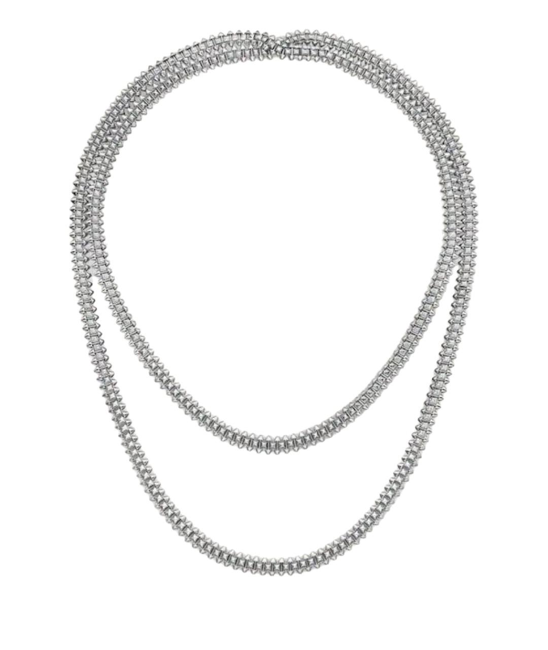 CARTIER Серебряное колье из белого золота, фото 1