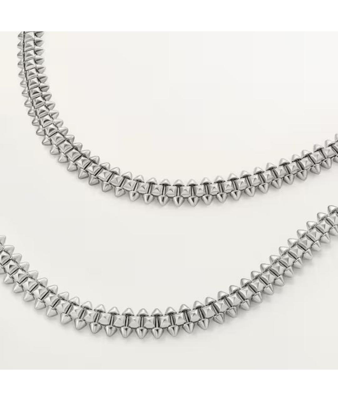 CARTIER Серебряное колье из белого золота, фото 3