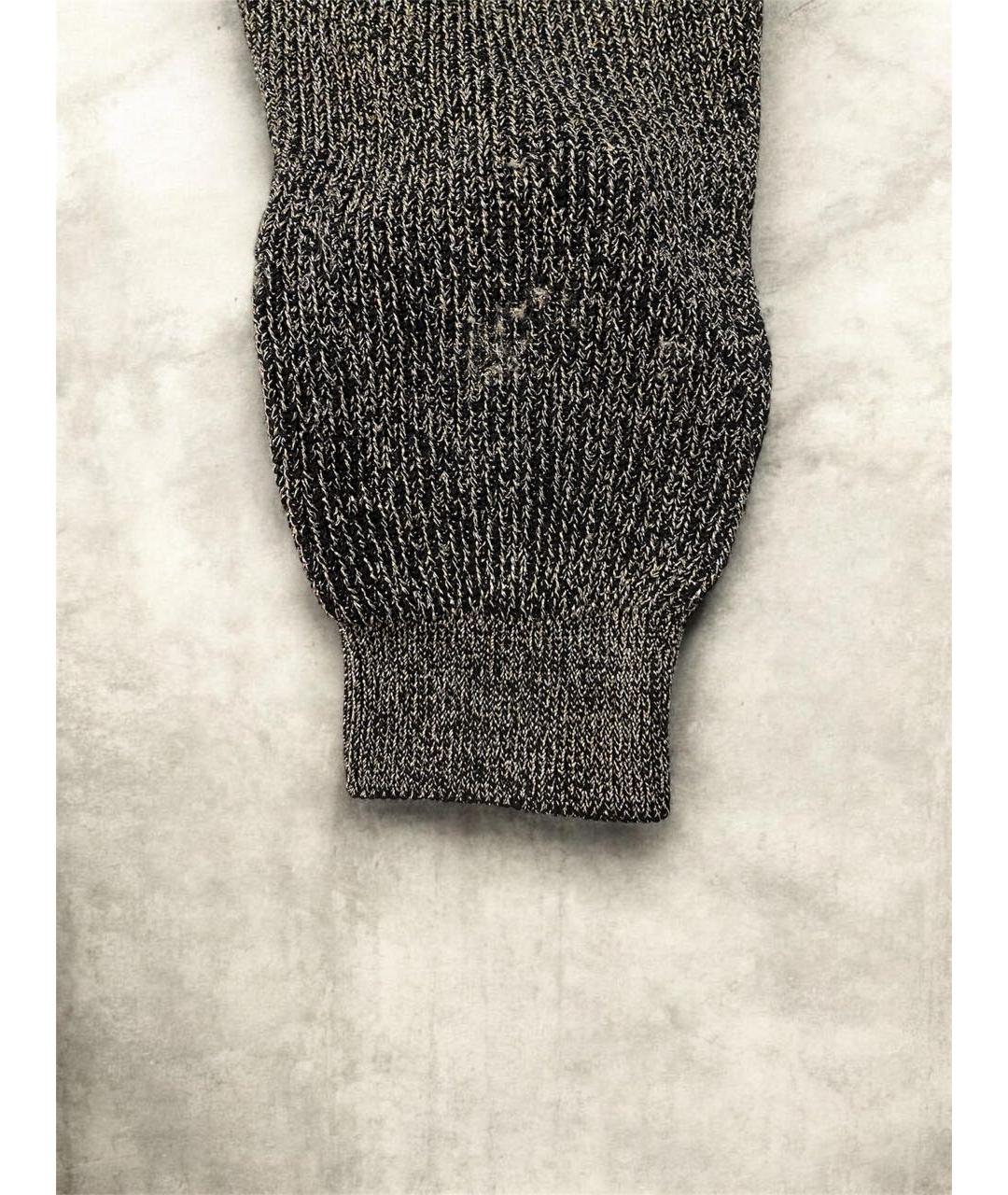 BALMAIN Серые хлопковые брюки широкие, фото 6