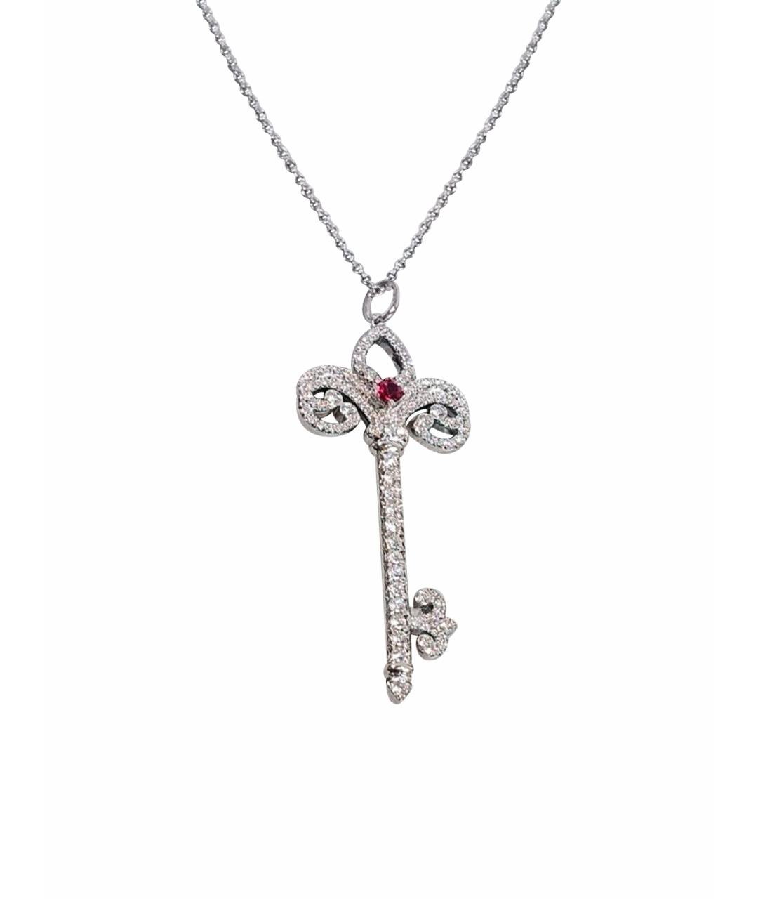 TIFFANY&CO Серебряная платиновая подвеска, фото 1