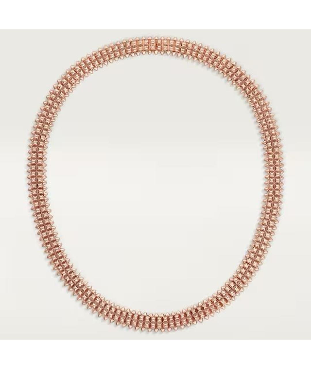 CARTIER Золотое колье из розового золота, фото 3