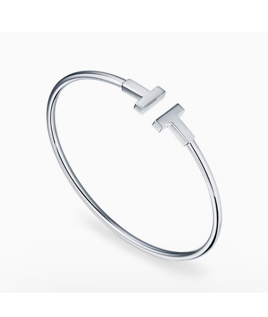 TIFFANY&CO Серебрянный браслет из белого золота, фото 2
