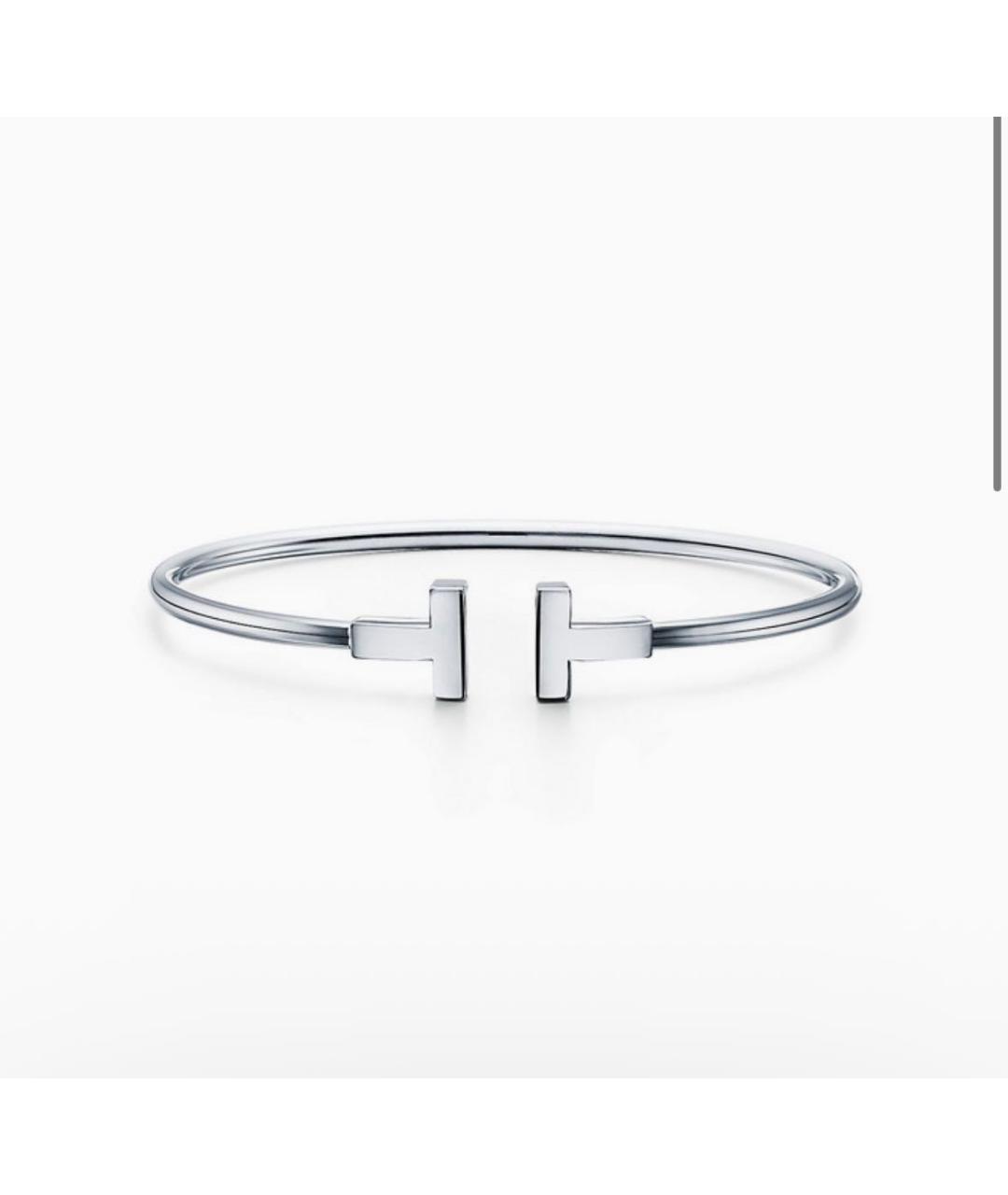 TIFFANY&CO Серебрянный браслет из белого золота, фото 4