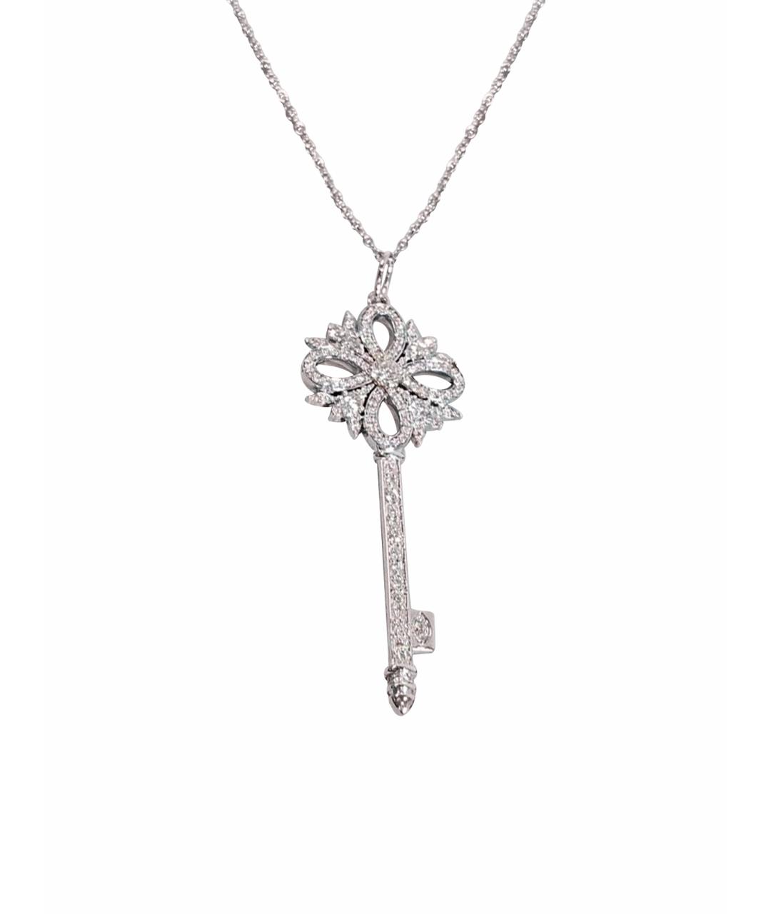 TIFFANY&CO Серебряная платиновая подвеска, фото 1
