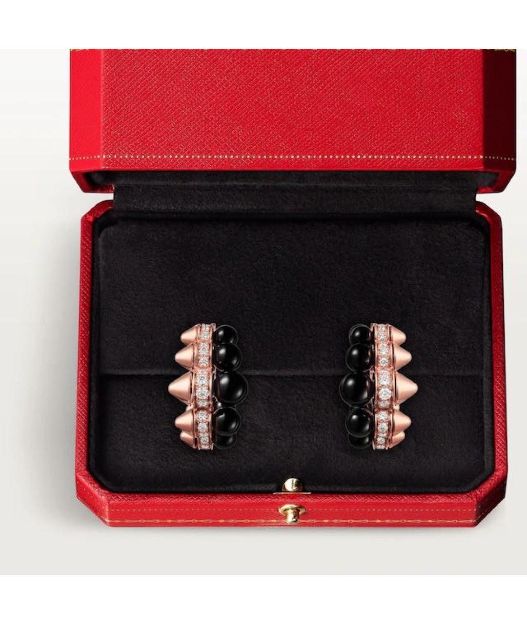 CARTIER Золотые серьги из розового золота, фото 5