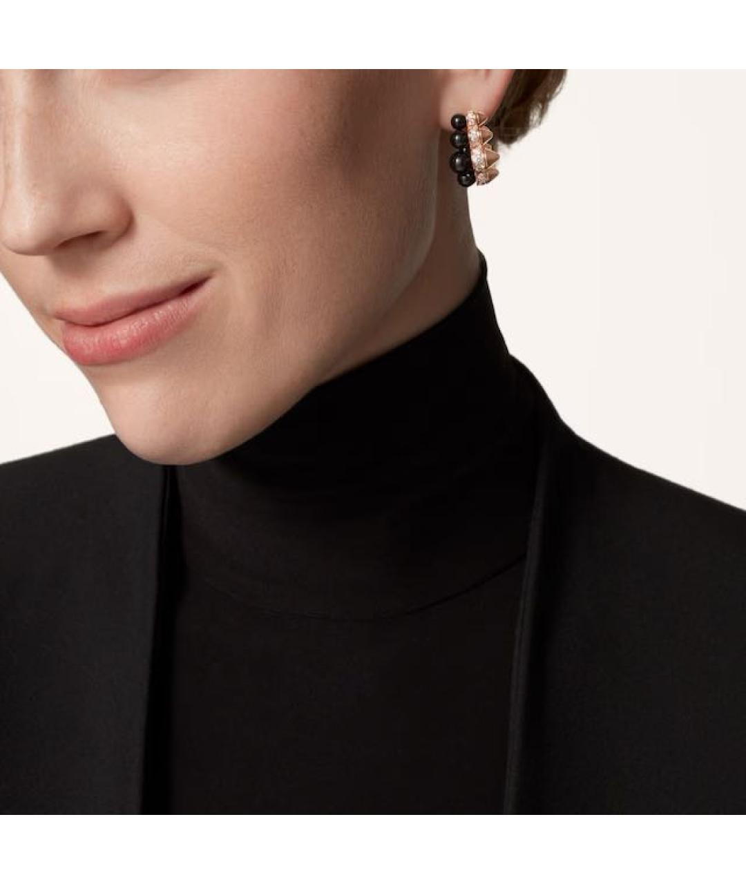 CARTIER Золотые серьги из розового золота, фото 2