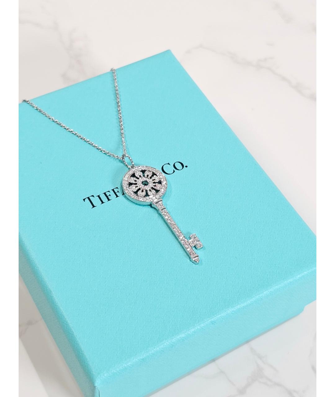 TIFFANY&CO Серебряная платиновая подвеска, фото 3