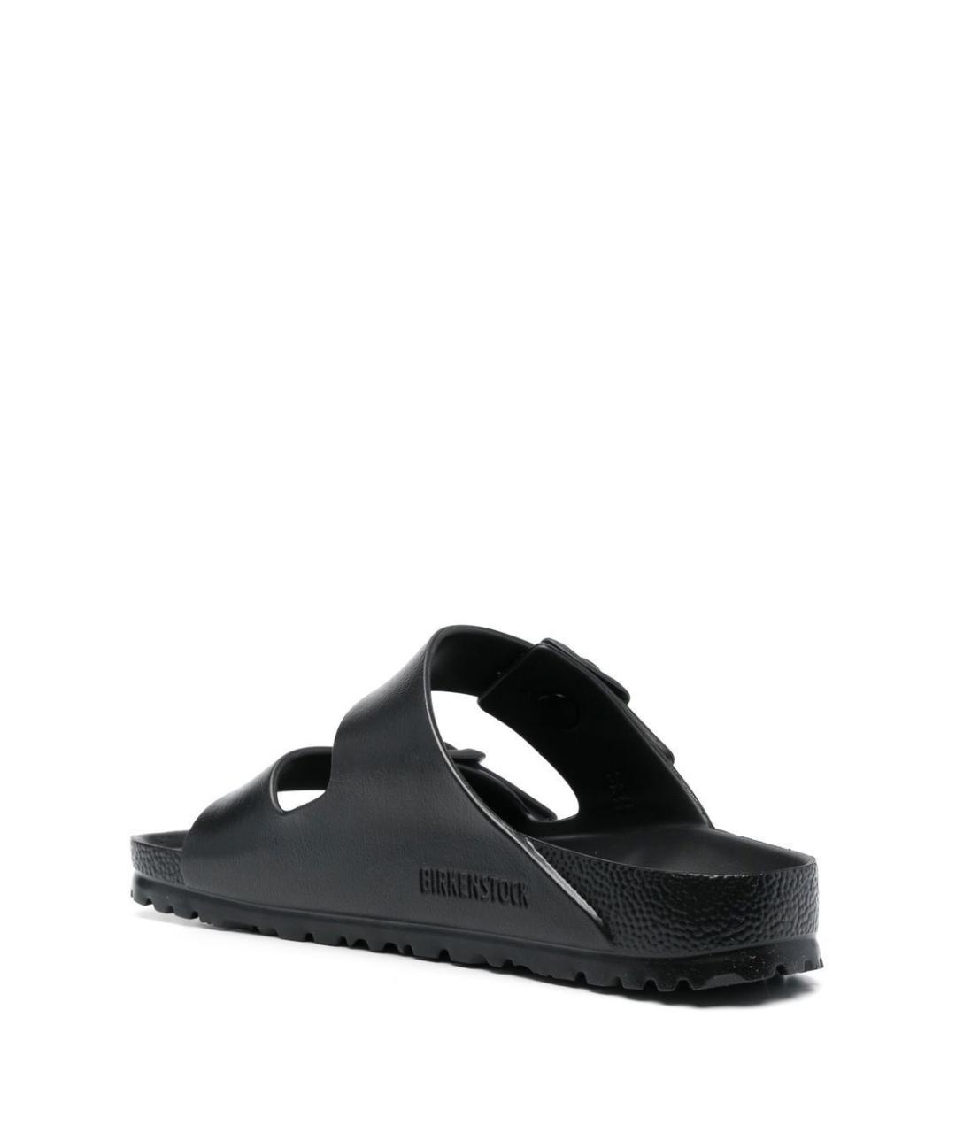 BIRKENSTOCK Черные резиновые шлепанцы, фото 3