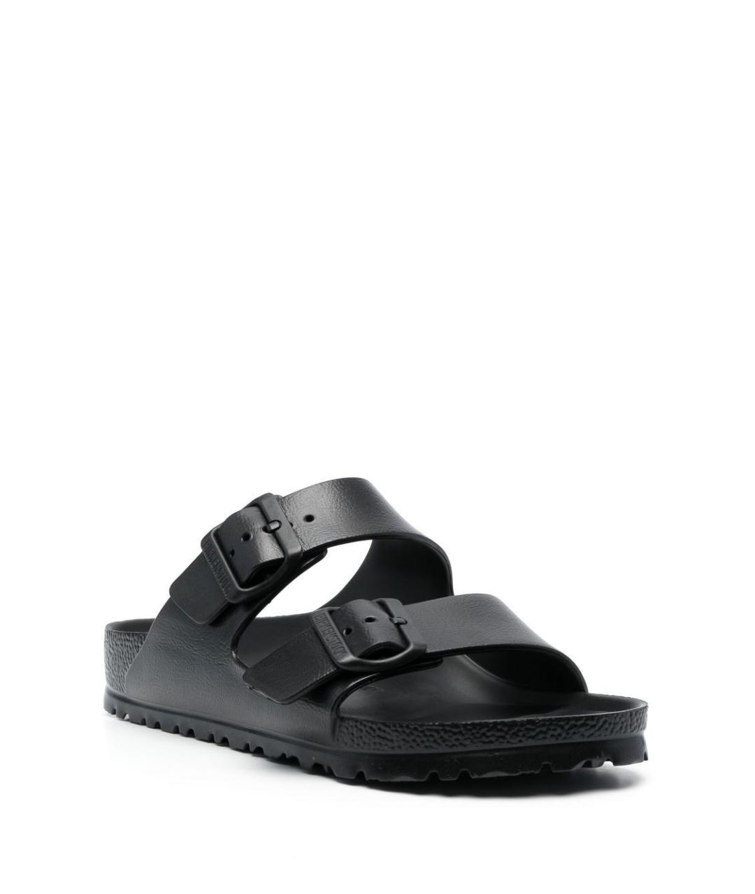 BIRKENSTOCK Черные резиновые шлепанцы, фото 2