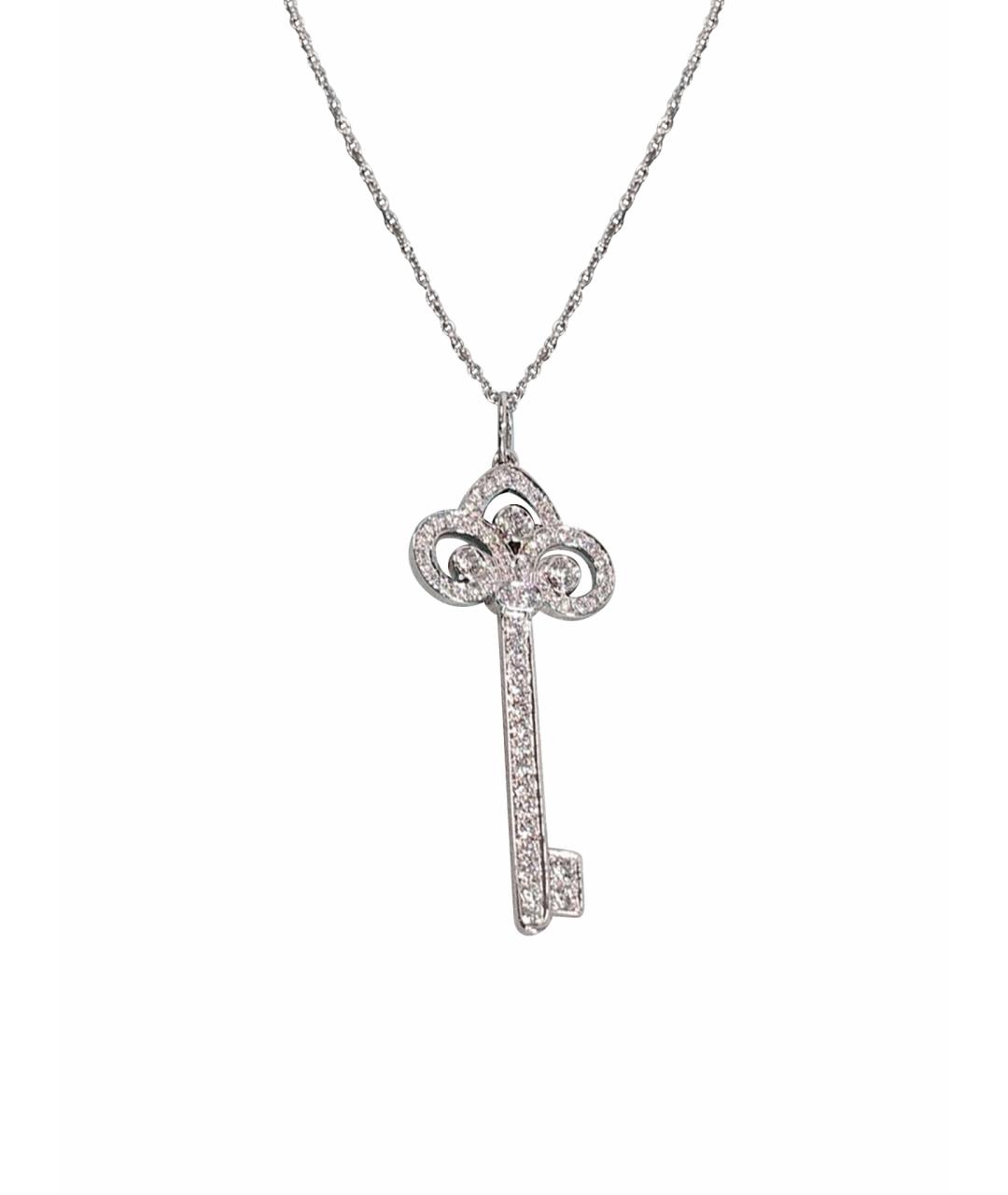 TIFFANY&CO Серебряная платиновая подвеска, фото 1