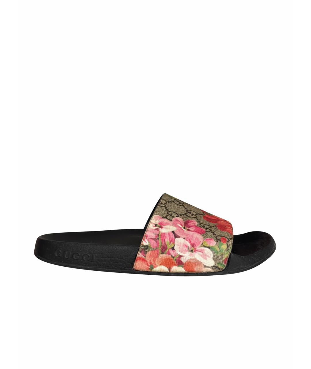 GUCCI Мульти шлепанцы, фото 1
